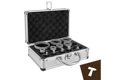 Burghiu de găurit cu diamant M14 - 6–68 mm - 13 bucăți în set