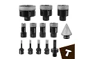 Burghiu de găurit cu diamant M14 - 6–68 mm - 13 bucăți în set
