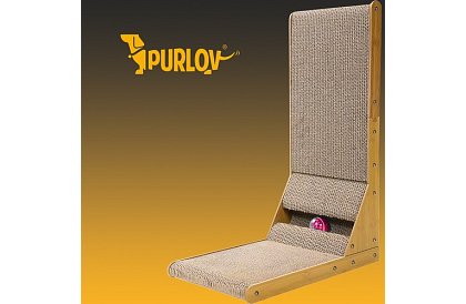 Stâlp de zgâriere pentru pisici cu jucărie - DUO