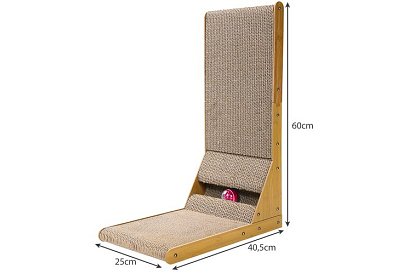 Stâlp de zgâriere pentru pisici cu jucărie - DUO