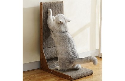 Stâlp de zgâriere pentru pisici cu jucărie - DUO