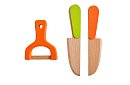 Jucărie din lemn – tăierea legumelor cu accesorii - 34 de piese