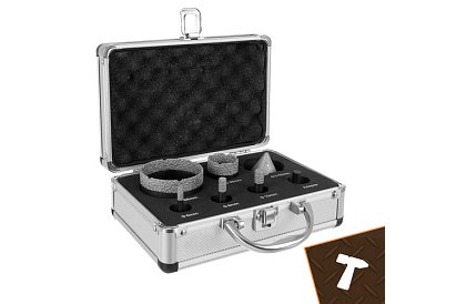 Burghiu de găurire cu diamant M14 - 6–68 mm – set de 7 bucăți