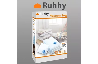 Set de pungi vacuum - 3 dimensiuni - 15 bucăți