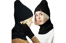 Setul de iarnă Trizand – pălărie + fular + mănuși