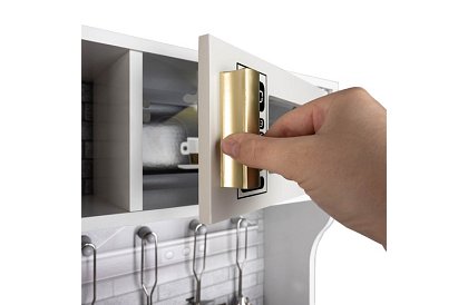 Bucătărie din lemn pentru copii XL cu accesorii – albă