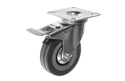 Roți de cauciuc rotative – set de 4 bucăți