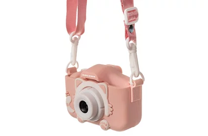 Cameră digitală pentru copii cu card de 32GB - rozie