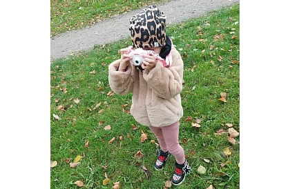 Cameră digitală pentru copii cu card de 32GB - rozie