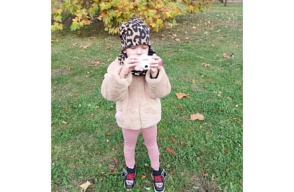 Cameră digitală pentru copii cu card de 32GB - rozie