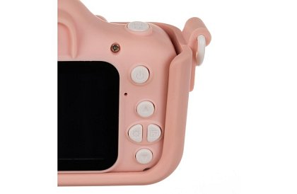 Cameră digitală pentru copii cu card de 32GB - rozie