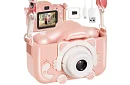 Cameră digitală pentru copii cu card de 32GB - rozie