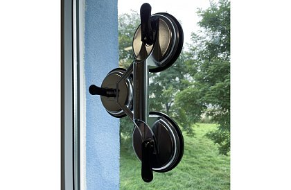 Suport cu vacuum triplu 3×120 mm – ridicare sigură de până la 150 kg