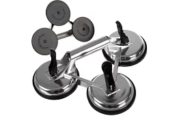 Suport cu vacuum triplu 3×120 mm – ridicare sigură de până la 150 kg