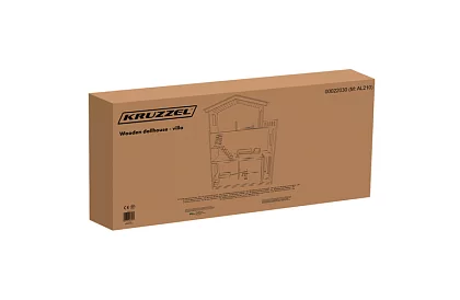 Casă de păpuși mare 114 cm - cu lift