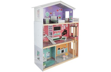 Casă de păpuși mare 114 cm - cu lift