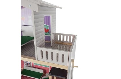 Casă de păpuși mare 114 cm - cu lift