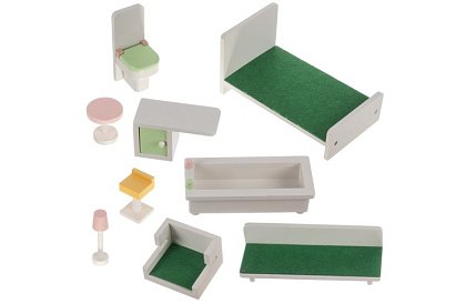 Casă de păpuși mare 114 cm - cu lift