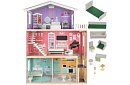 Casă de păpuși mare 114 cm - cu lift