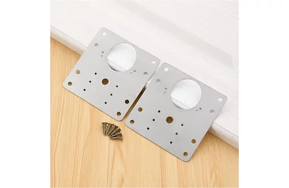 Set de reparare pentru balamale de mobilier rupte - 4 bucăți