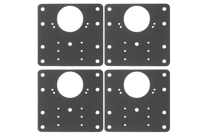 Set de reparare pentru balamale de mobilier rupte - 4 bucăți