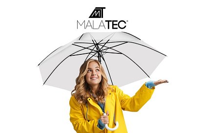 Umbrelă transparentă automată - diametru 93 cm