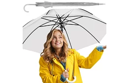 Umbrelă transparentă automată - diametru 93 cm