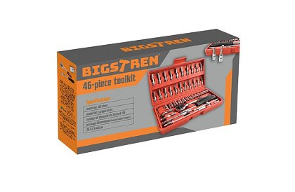 Set de unelte Gola 46 piese în cutie