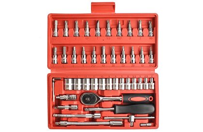 Set de unelte Gola 46 piese în cutie