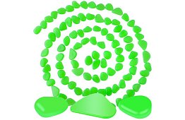 Pietre fluorescente strălucitoare - 100 buc