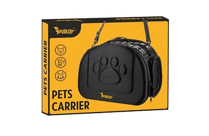 Cutie - geantă de călătorie pentru animale - neagră