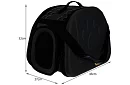 Cutie - geantă de călătorie pentru animale - neagră