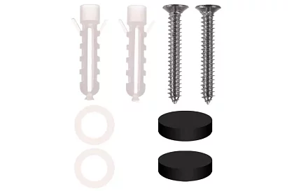 Raft de baie - negru - 50 cm