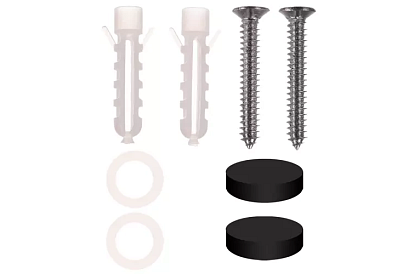 Raft de baie - negru - 50 cm