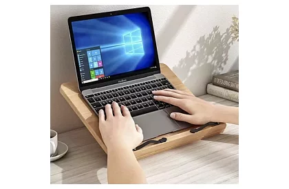 Suport din lemn pentru carte și laptop
