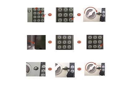 Seif electronic cu cheie și lacăt cu cod - depozit sigur pentru bunuri de valoare