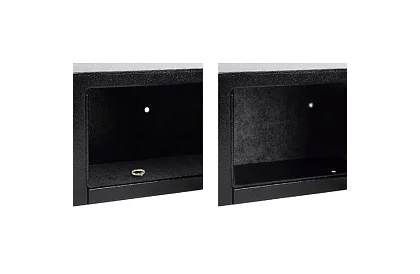 Seif electronic cu cheie și lacăt cu cod - depozit sigur pentru bunuri de valoare