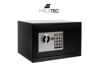 Seif electronic cu cheie și lacăt cu cod - depozit sigur pentru bunuri de valoare