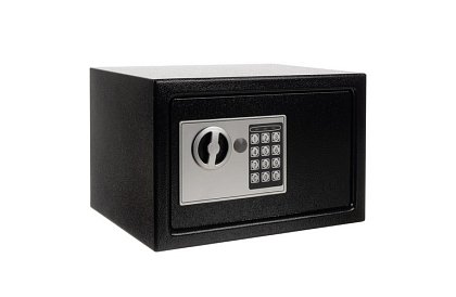 Seif electronic cu cheie și lacăt cu cod - depozit sigur pentru bunuri de valoare