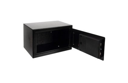Seif electronic cu cheie și lacăt cu cod - depozit sigur pentru bunuri de valoare