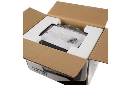 Seif electronic cu cheie și lacăt cu cod - depozit sigur pentru bunuri de valoare