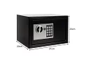 Seif electronic cu cheie și lacăt cu cod - depozit sigur pentru bunuri de valoare