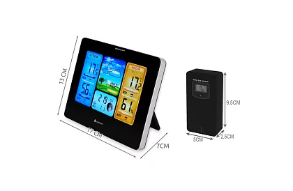 Stația meteorologică digitală wireless cu senzor extern