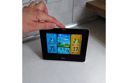 Stația meteorologică digitală wireless cu senzor extern