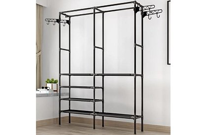 Dublu suport pentru haine XXL - 173 x 36 x 108 cm