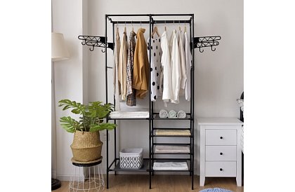 Dublu suport pentru haine XXL - 173 x 36 x 108 cm