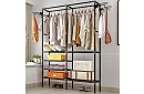 Dublu suport pentru haine XXL - 173 x 36 x 108 cm