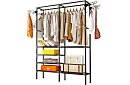 Dublu suport pentru haine XXL - 173 x 36 x 108 cm