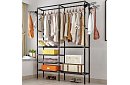 Dublu suport pentru haine XXL - 173 x 36 x 108 cm