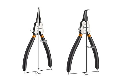 Clește seger - Set de 4 clești pentru inele seger